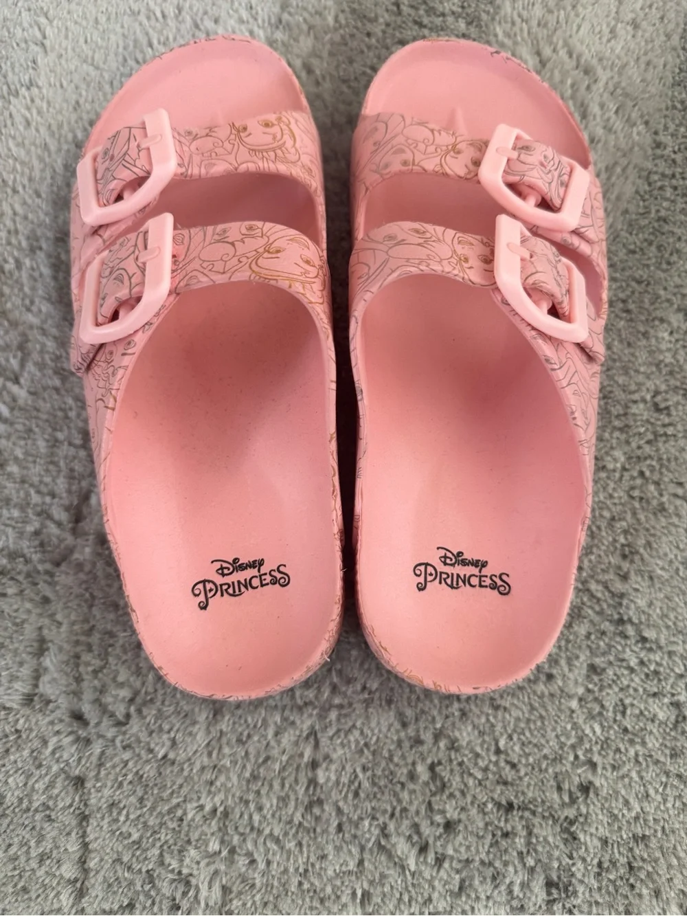 Disney Princess Pink Buckle Sandals